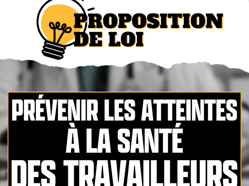 #PPL : prévenir les atteintes à la santé des&nbsp;travailleurs
