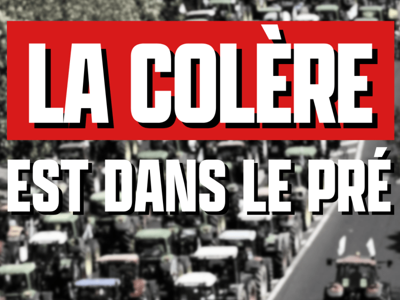 La colère est dans le&nbsp;pré