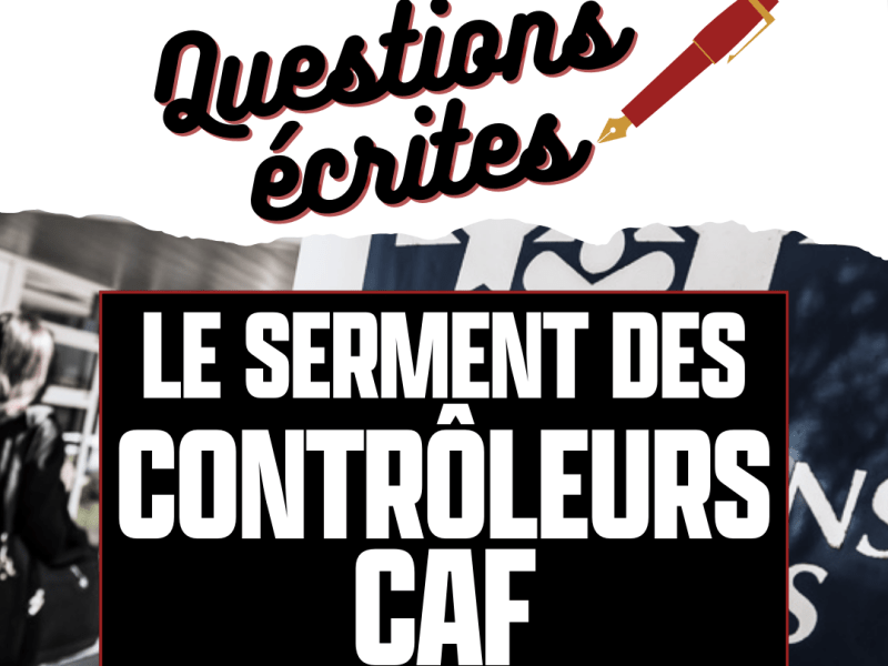 #QE : serment des contrôleurs&nbsp;caf