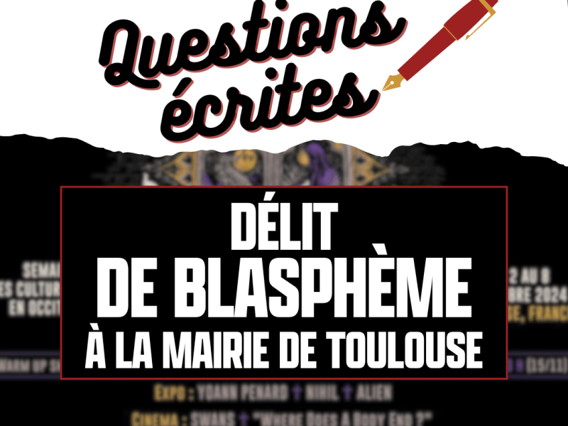 #QE : Délit de blasphème à la mairie de&nbsp;toulouse