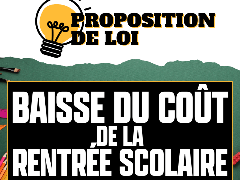 #PPL : baisse du coût de la rentrée&nbsp;scolaire