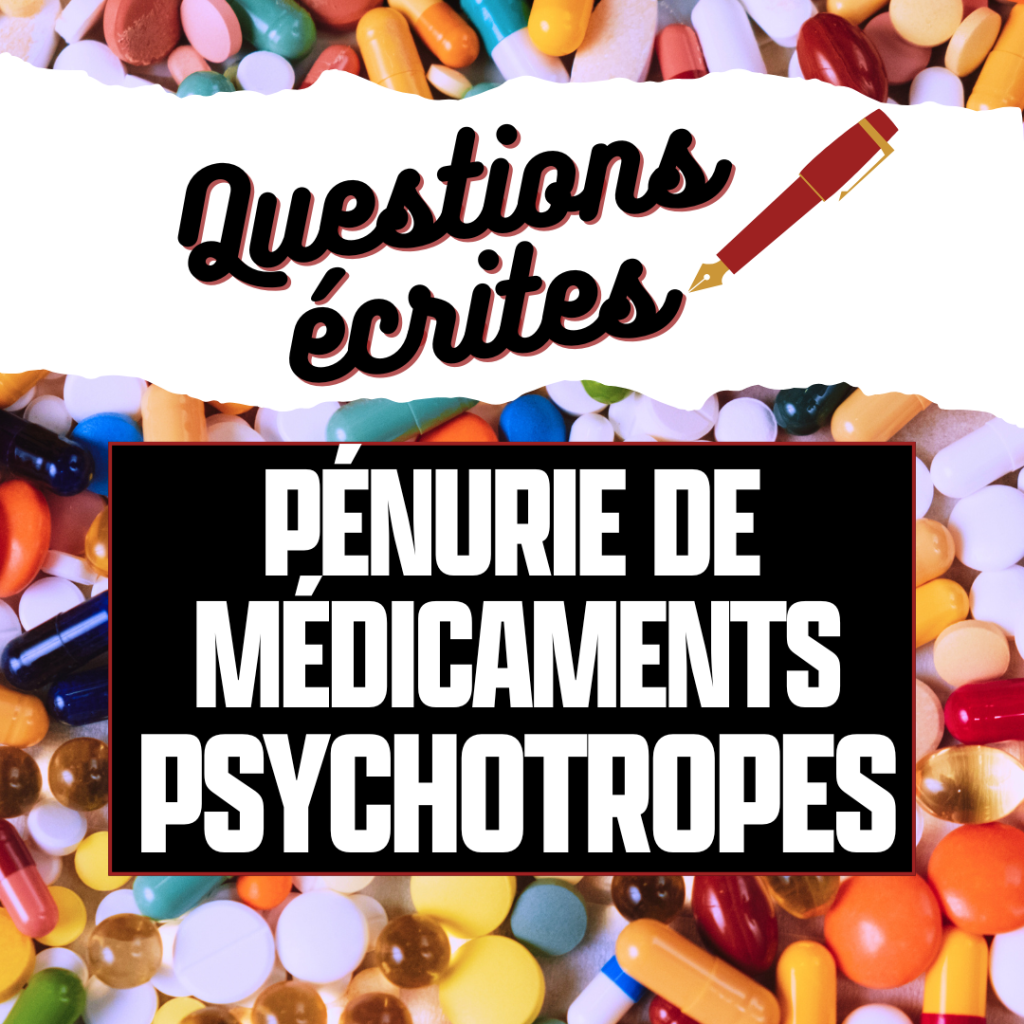 #QE : Pénurie de médicaments&nbsp;psychotropes